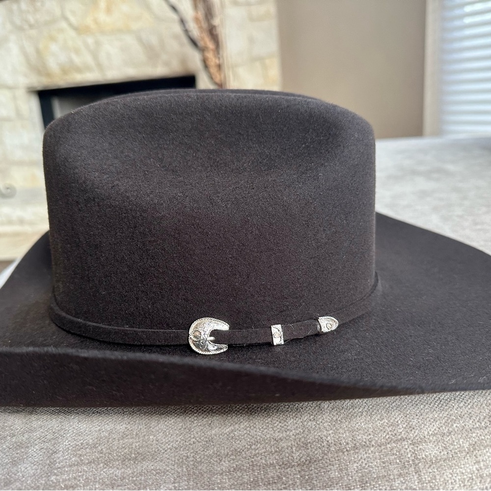 Chocolate Brown Men’s Stetson Cowboy Hat Size 7 1/2 Never Worn